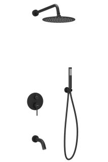 Душевая система Sancos Select SC3004MB чёрный матовый